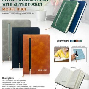 A5 Notebook Diary 1001