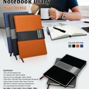 A5 Size Notebook Diary 1042