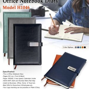 A5 Size Notebook Diary 1046