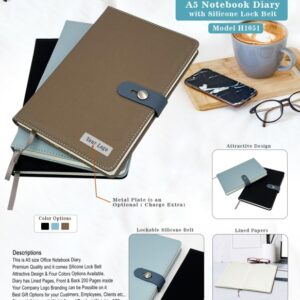 A5 Size Notebook Diary 1051