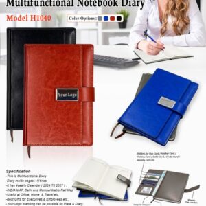A5 Size Notebook Diary 1040