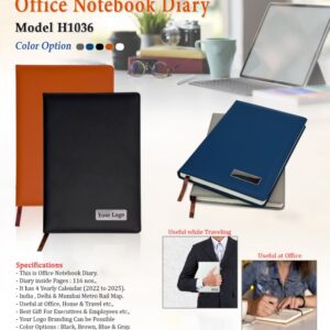 A5 Size Notebook Diary 1036