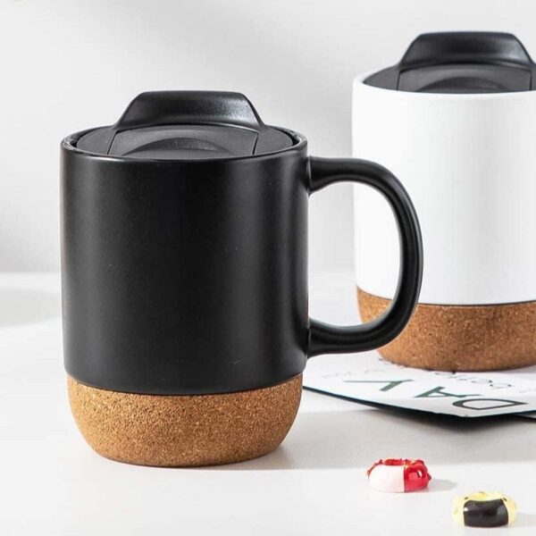 Ceramic Mug with Cork Base - Image 3