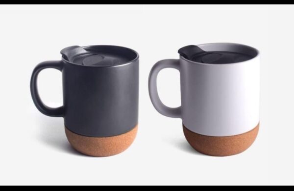 Ceramic Mug with Cork Base