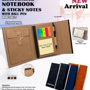 Note Book with Sticky Notes 829