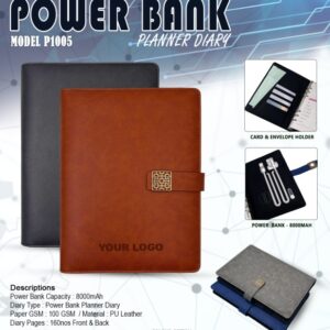 Power Bank Planner Diary 1005