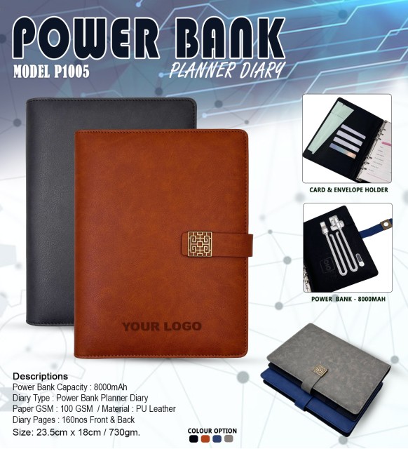 Power Bank Planner Diary 1005