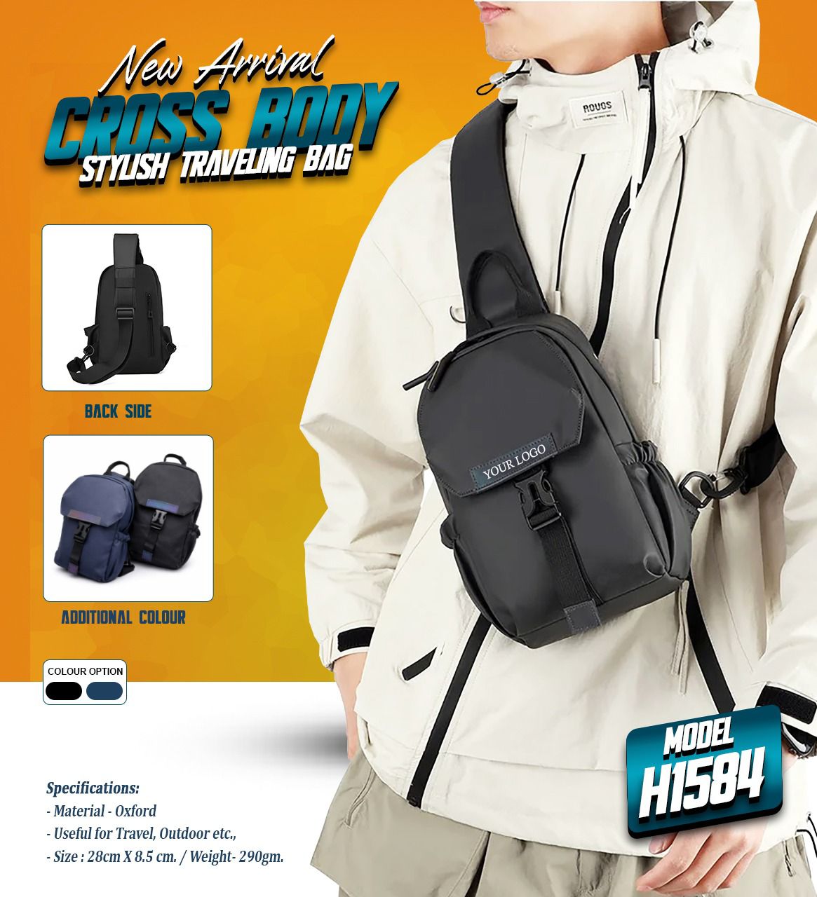 Cross Body Traveling Bag 1584