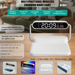 Multifunctional Wireless Charging Night Light 1901